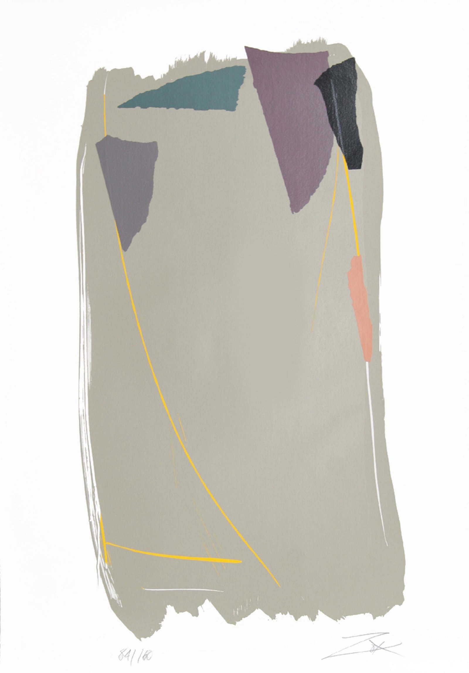 Larry Zox, Grey Sweep II, Screenprint: Artist: Larry Zox, American (1937 - 2006) Title: Grey Sweep II Year: 1979 Medium: Serigraph, Signed and numbered in Pencil Edition: 160 Size: 41.5 in. x 30 in. (105.41 cm x 76.2 cm)