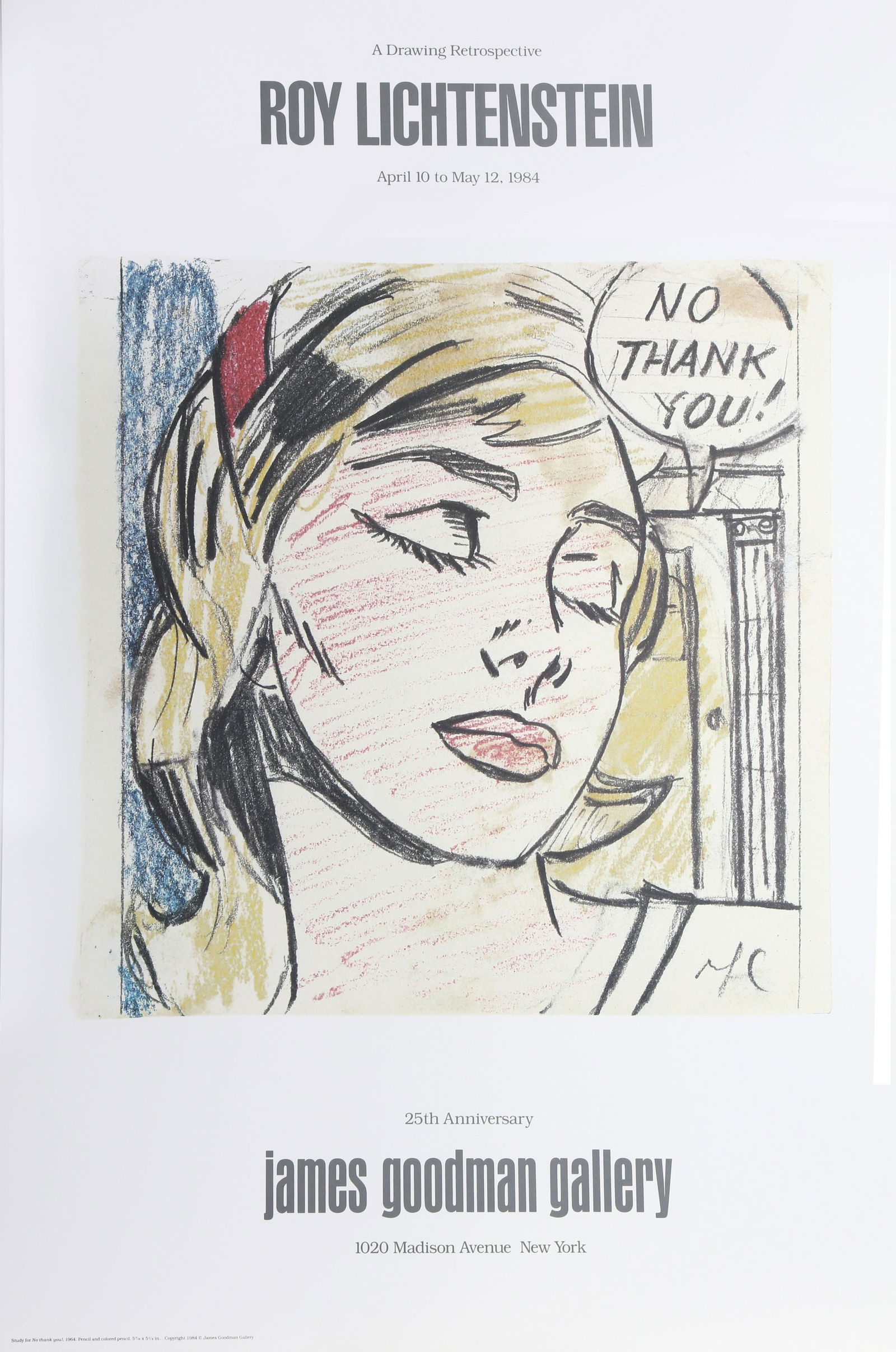 Roy Lichtenstein, No Thank You - James Goodman Gallery, (1 of 1)