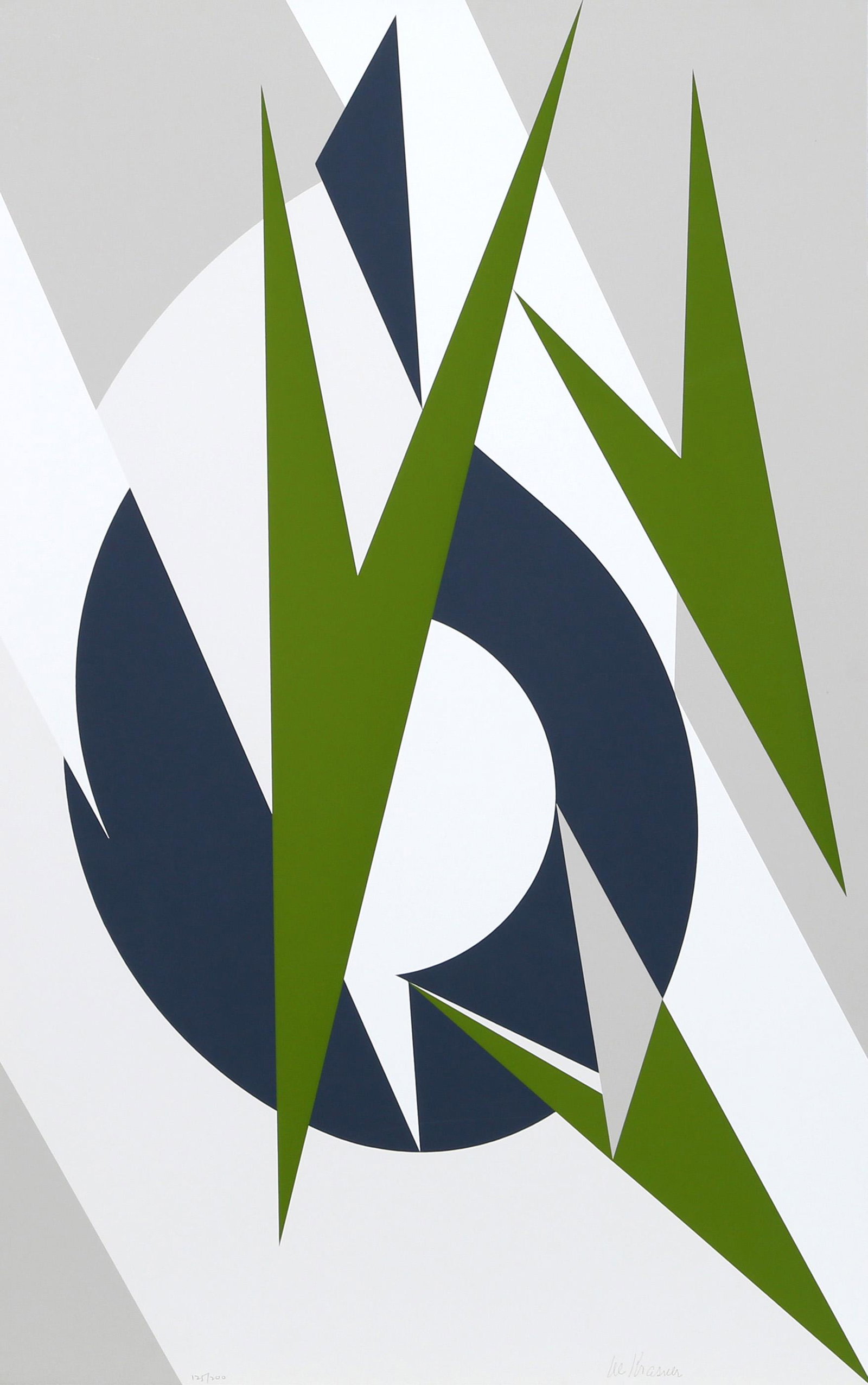 Lee Lenore Krasner, Embrace for the Olympics,: Artist: Lee Lenore Krasner, American (1908 - 1984) Title: Embrace for the Olympics Year: 1974-76 Medium: Silkscreen, signed and numbered in pencil Edition: 200 Size: 40 in. x 25 in. (101.6 cm x 63.5 c