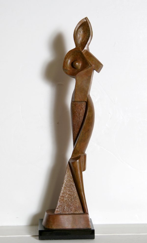 Alexander Archipenko, Geometric Statuette Bronze: Artist: Alexander Archipenko (after) Title: Geometr