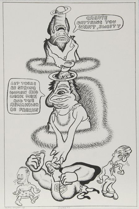 Peter Saul, Sweety, Silkscreen: Artist: Peter Saul Title: Sweety Year: 1995