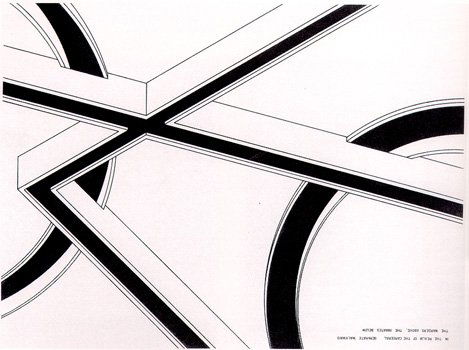 Robert Morris, Separate Walkways, Aquatint Etching: Artist: Robert Morris Portfolio: In the Realm of th