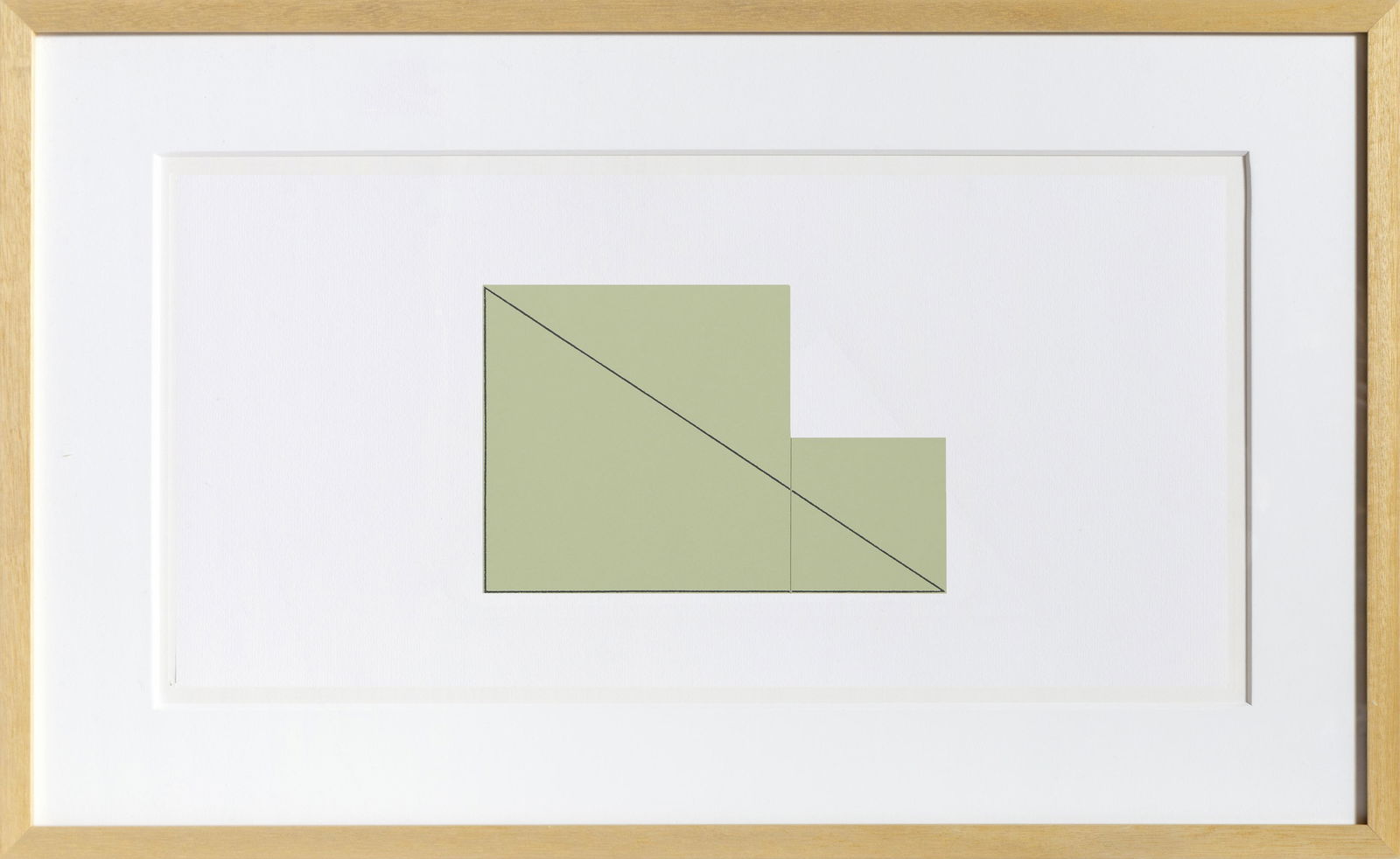 Robert Mangold, Framed Screenprint on Wove Paper: Artist: Robert Mangold, American (1937 - ) Title: Untitled 4 Portfolio: Book of Silk Screen Prints: Multiple Panel Paintings 1973-1976 Year: 1988 Medium: Screenprint on Wove Paper Edition: 300 Image S