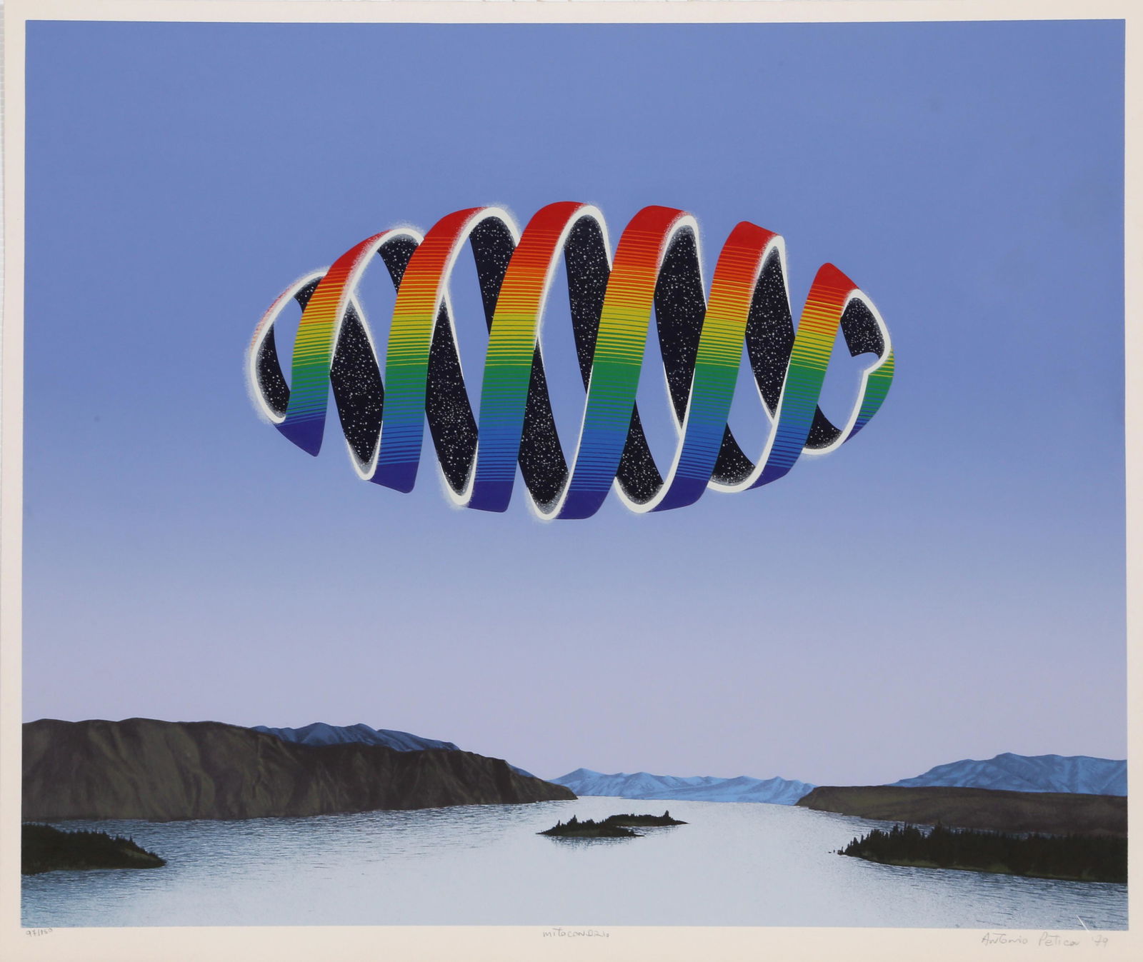 Antonio Peticov, Mitocondria, Screenprint (1 of 1)