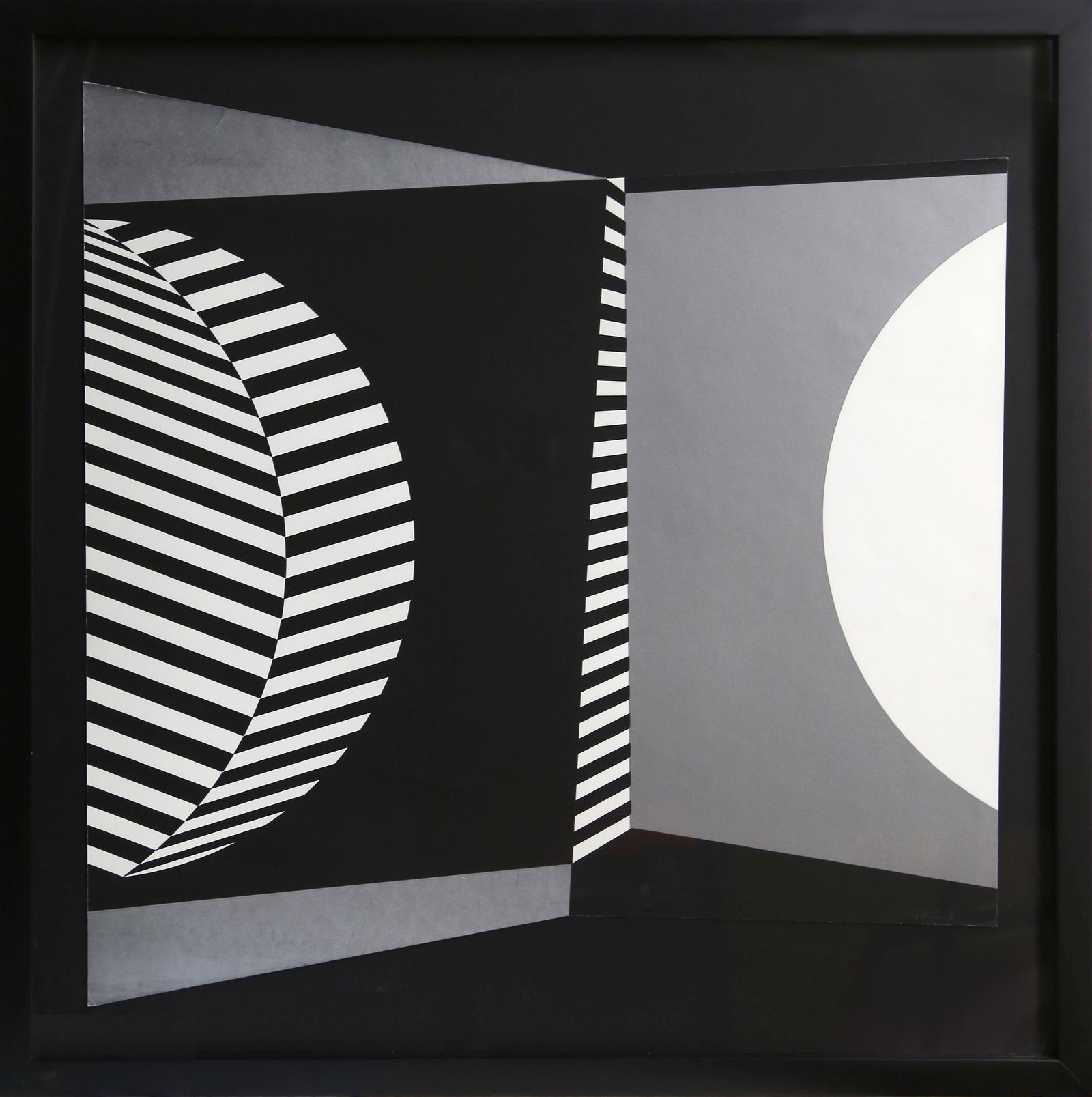 Donald O. Roberts, Black Project Line, Screenprint (1 of 5)