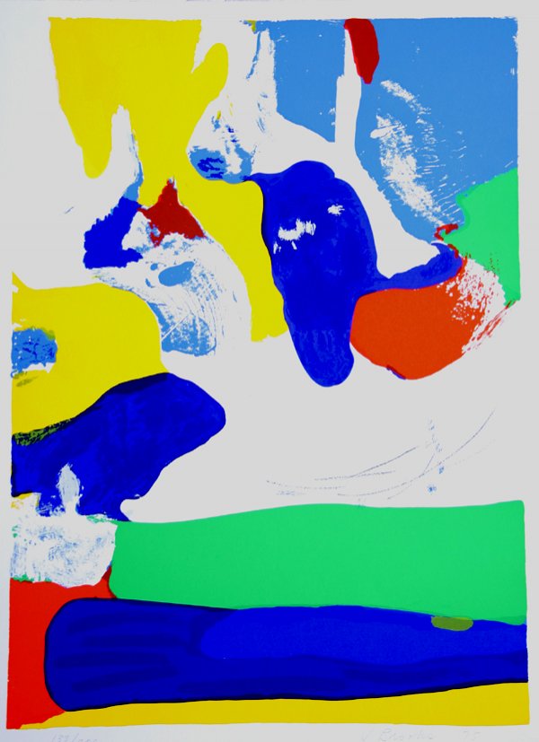 James Brooks, Concord, Silkscreen 1976: Artist: James Brooks Title: Concord from the P