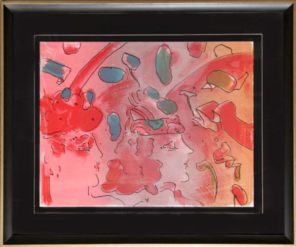 Peter Max, Reflections II, Framed Lithograph: Artist: Peter Max Title: Reflections II Ye