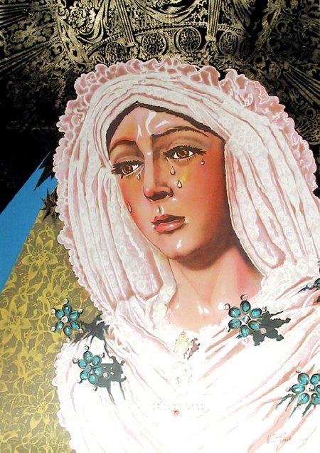 Audrey Flack, Esperanza, Serigraph: Artist: Audrey Flack (1931 - ) Title: Esperanz