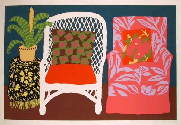 Hunt Slonem, Bromilliad, Serigraph: Artist: Hunt Slonem Title: Bromilliad Year