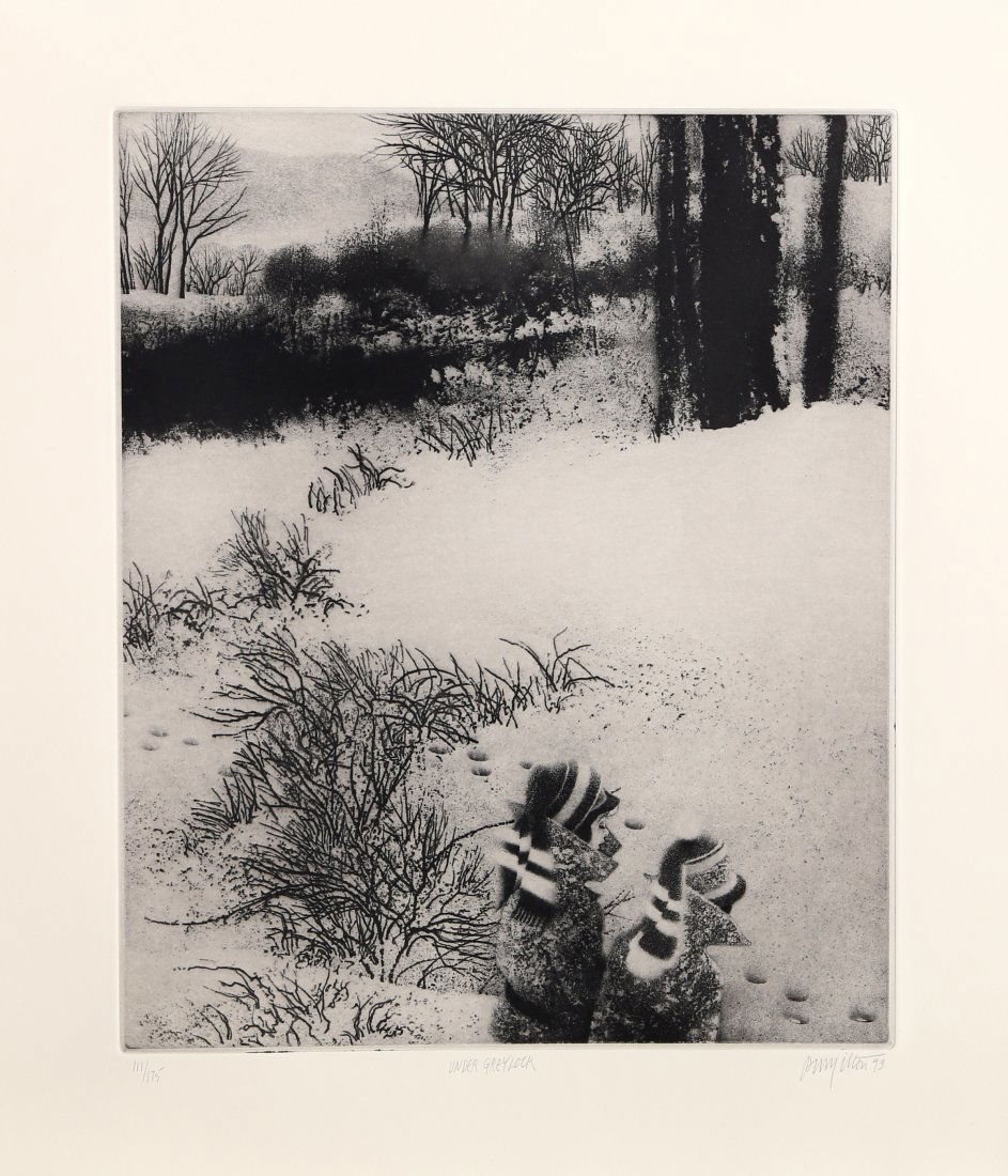 Peter Milton, Under Greylock, Intaglio Etching (1 of 1)
