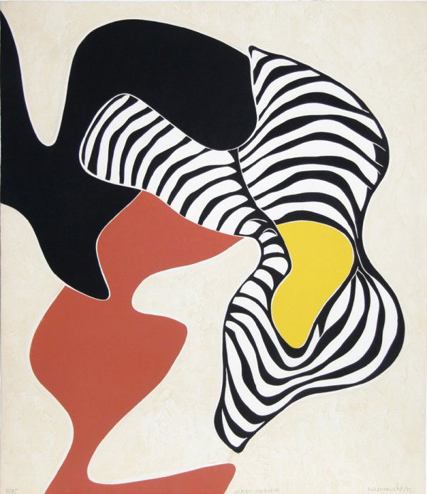 Barbara Kwasniewska, Oiseau-Moqueur, Intaglio Etch: Artist: Barbara Kwasniewska, Polish (1931 - )