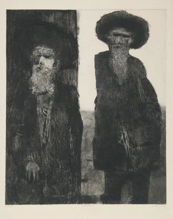 Gerson Leiber, Rabborium, Etching: Arti