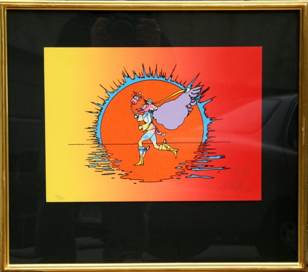 Peter Max, If Series: Runner, Serigraph: Artist: Peter Max Title: If Series: Runner