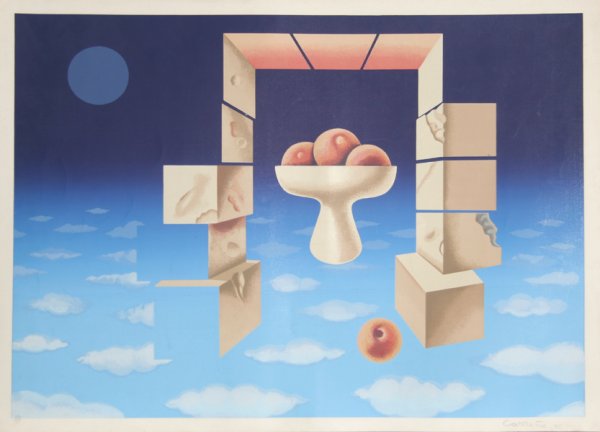 Mario Carreno, Surrealist Serigraph