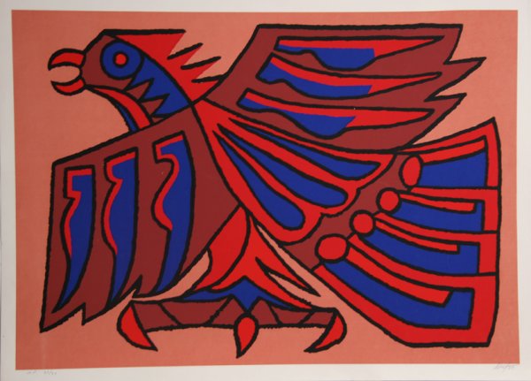 Victor Delfin, SunBird, Silkscreen