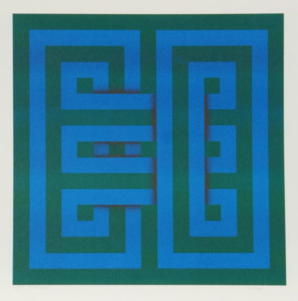 Omar Rayo, Saphan, Silkscreen: Artist: Omar Rayo, Colombian (1928 - ) Title:
