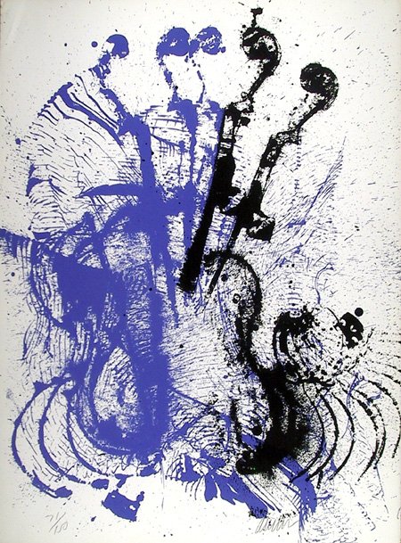 Arman, Electric Concerto, Serigraph: Artist: Arman, French (1929 - 2005) Title: Ele