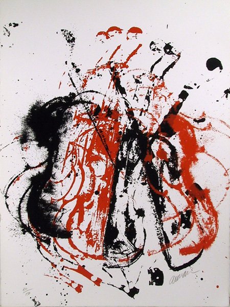 Arman, Violents Violin I, Serigraph: Artist: Arman, French (1929 - 2005) Title: Vio