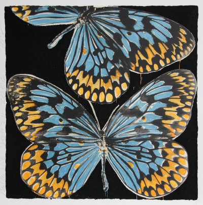 Donald Sultan, Butterflies, Screenprint: Artist: Donald Sultan, American (1951 - ) Titl