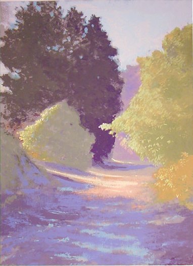 Larry D'Amico, Fire Road, Silkscreen