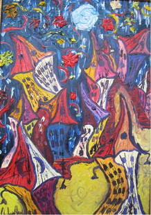 Adam Handler, Cafe Gogh: Strange Days, Painting: Artist: Adam Handler, American (1984 - ) Title