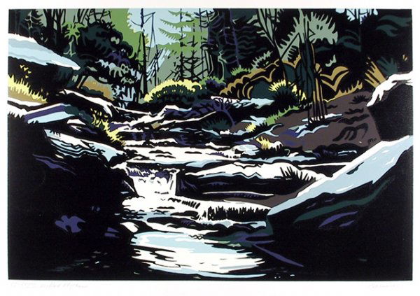 Jon Carsman, Woodsland Rhythms, Serigraph: Artist: Jon Carsman, American (1944 - 1987) Ti