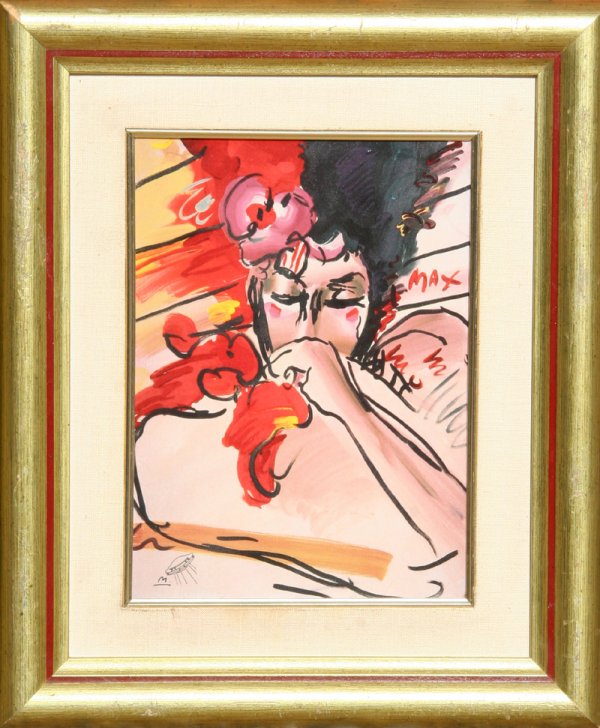 Peter Max, Suzin, Ceramic Plaque: Artist: Peter Max, German/American (1937 - ) T