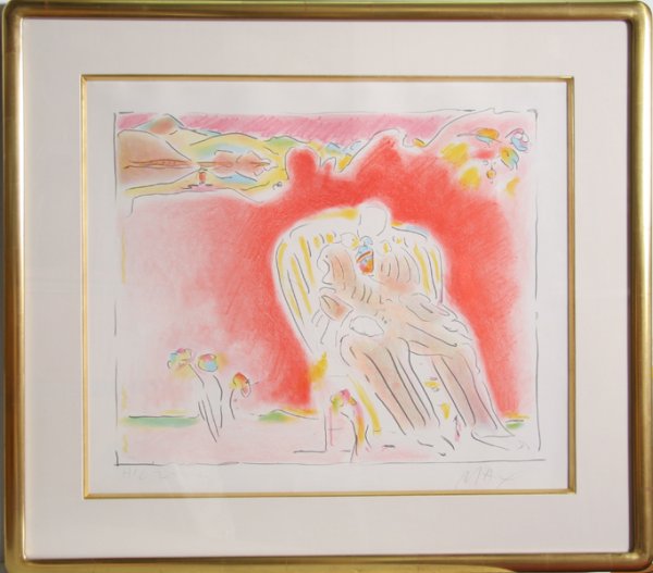 Peter Max, The Garden, Lithograph:  