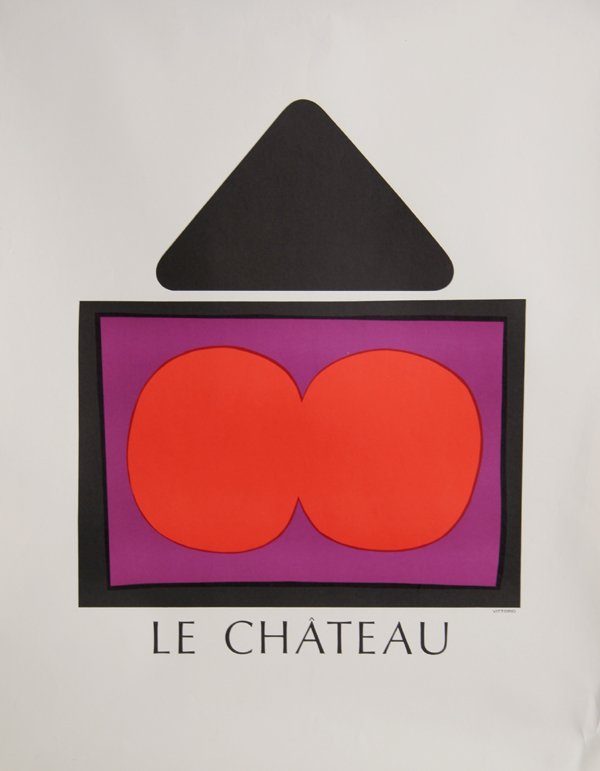 Vittorio Firenze, Le Chateau, Poster: Artist: Vittorio Firenze Title: Le Chateau