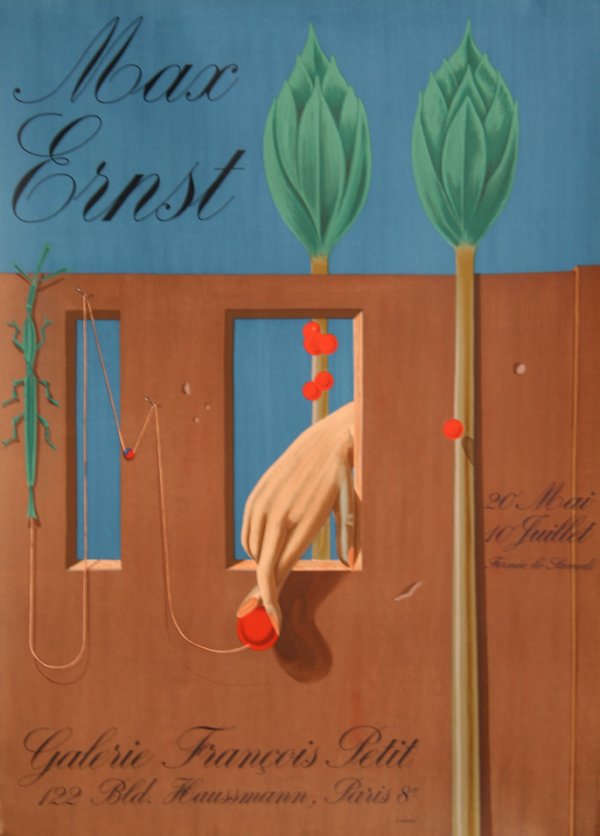Max Ernst, Galerie Francois Petit, Poster:  Artist: Max Ernst, German (1891 - 1976)