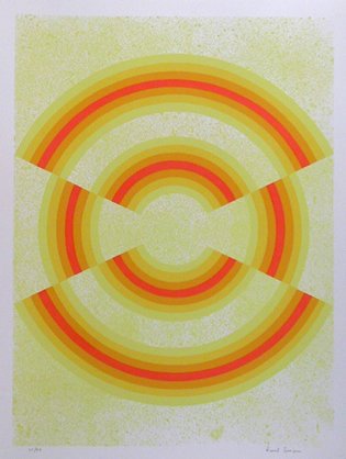 David Simpson, Ovograph, Serigraph: Artist: David Simpson, American (1928 - ) Titl