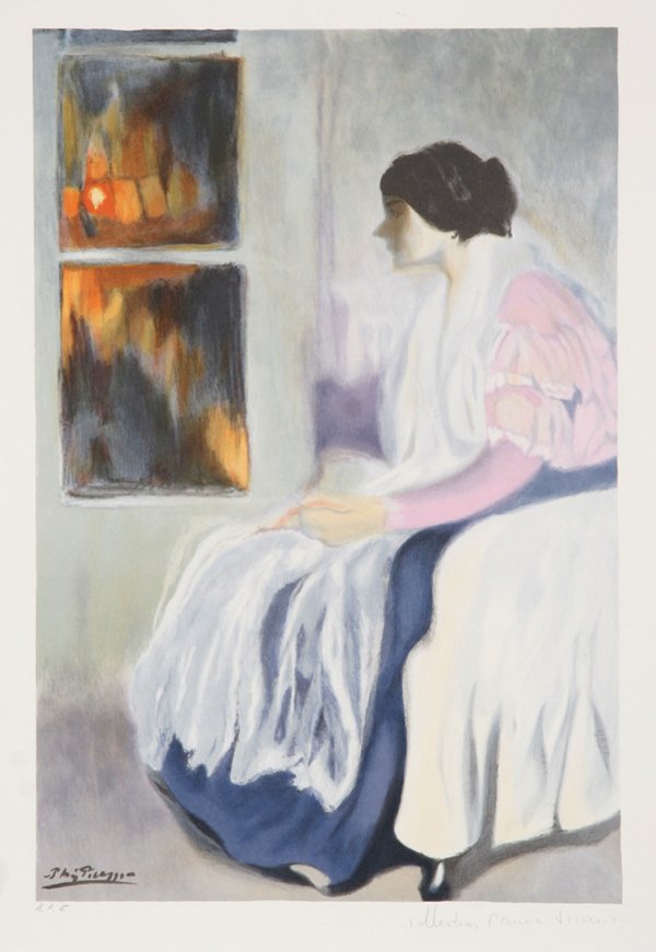 Pablo Picasso, La Soeur de L'Artiste, Lithograph