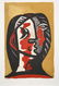 39: Pablo Picasso, Femme en Gris et Rouge, Lithograph