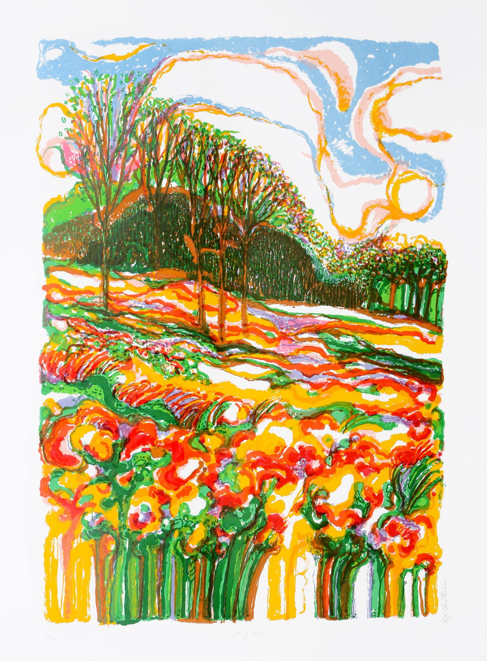 Ronald Julius Christensen, Spring Fever, Lithograph (1 of 2)