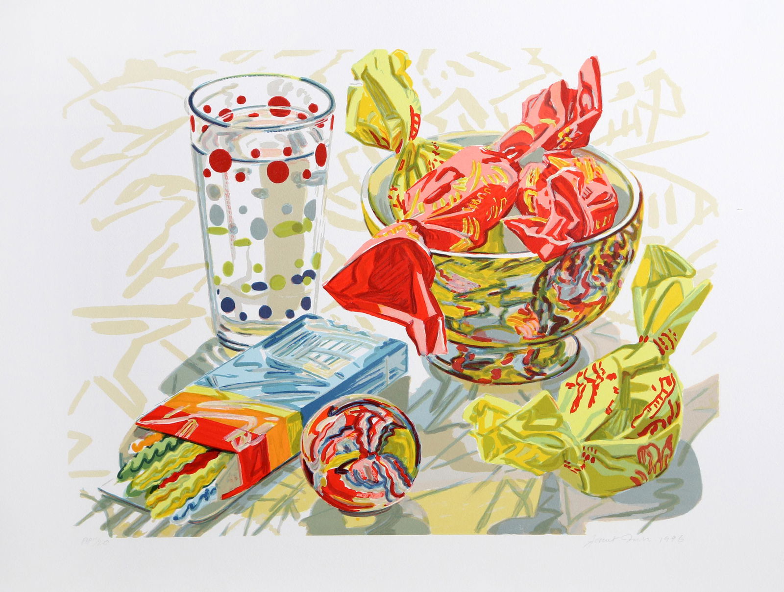 Janet Fish, Candy, Lithograph (1 of 2)