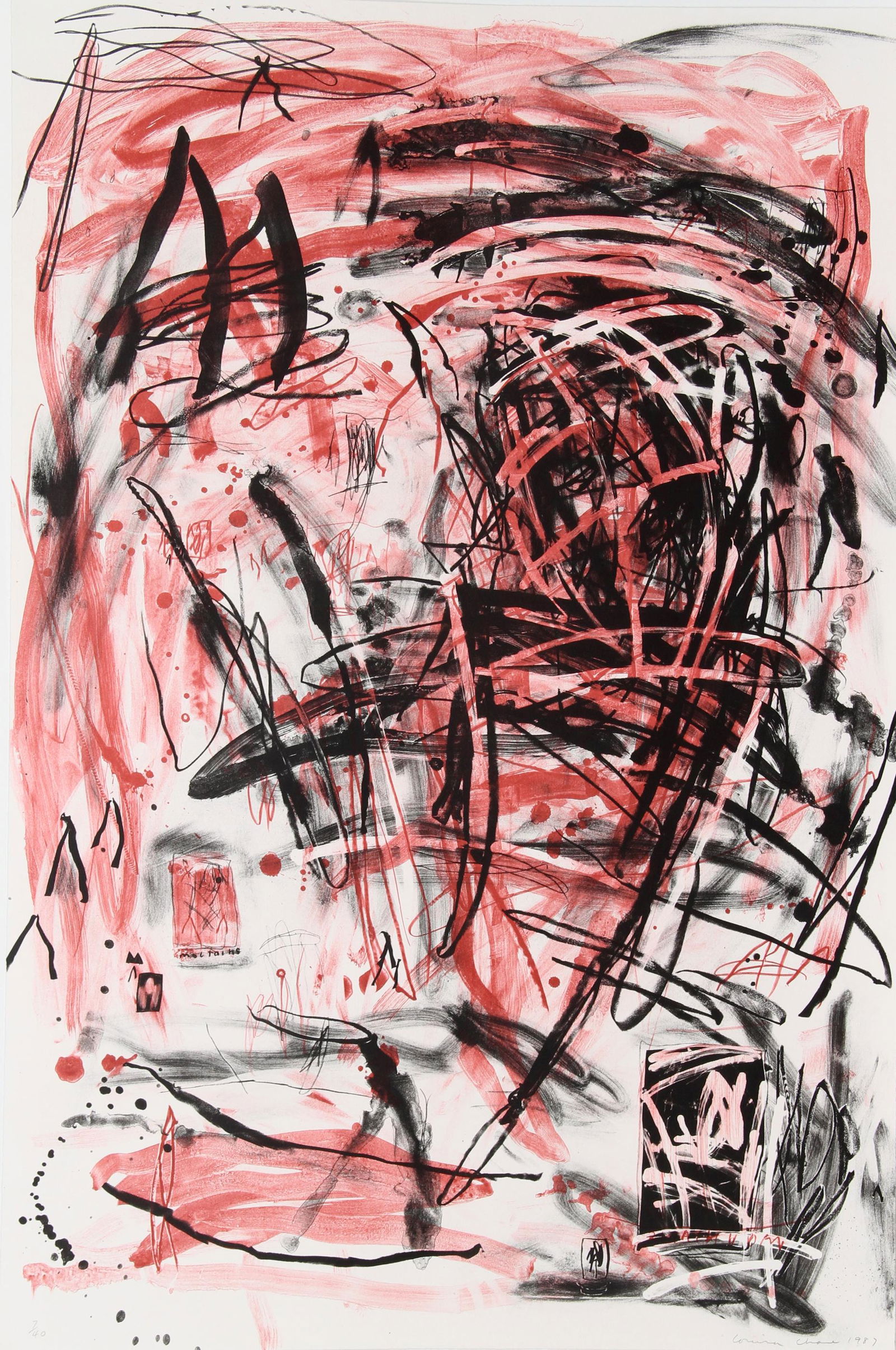 Louisa Chase, Untitled - Mountain, Lithograph (1 of 1)