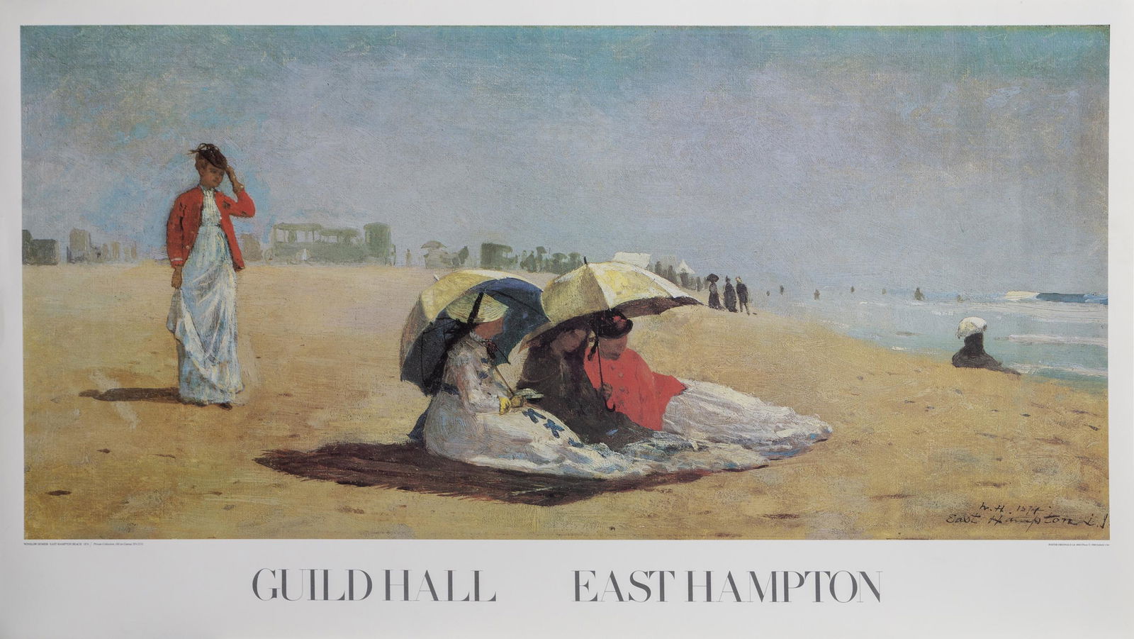 Winslow Homer, Guild Hall - East Hampton Beach, Poster (1 of 1)