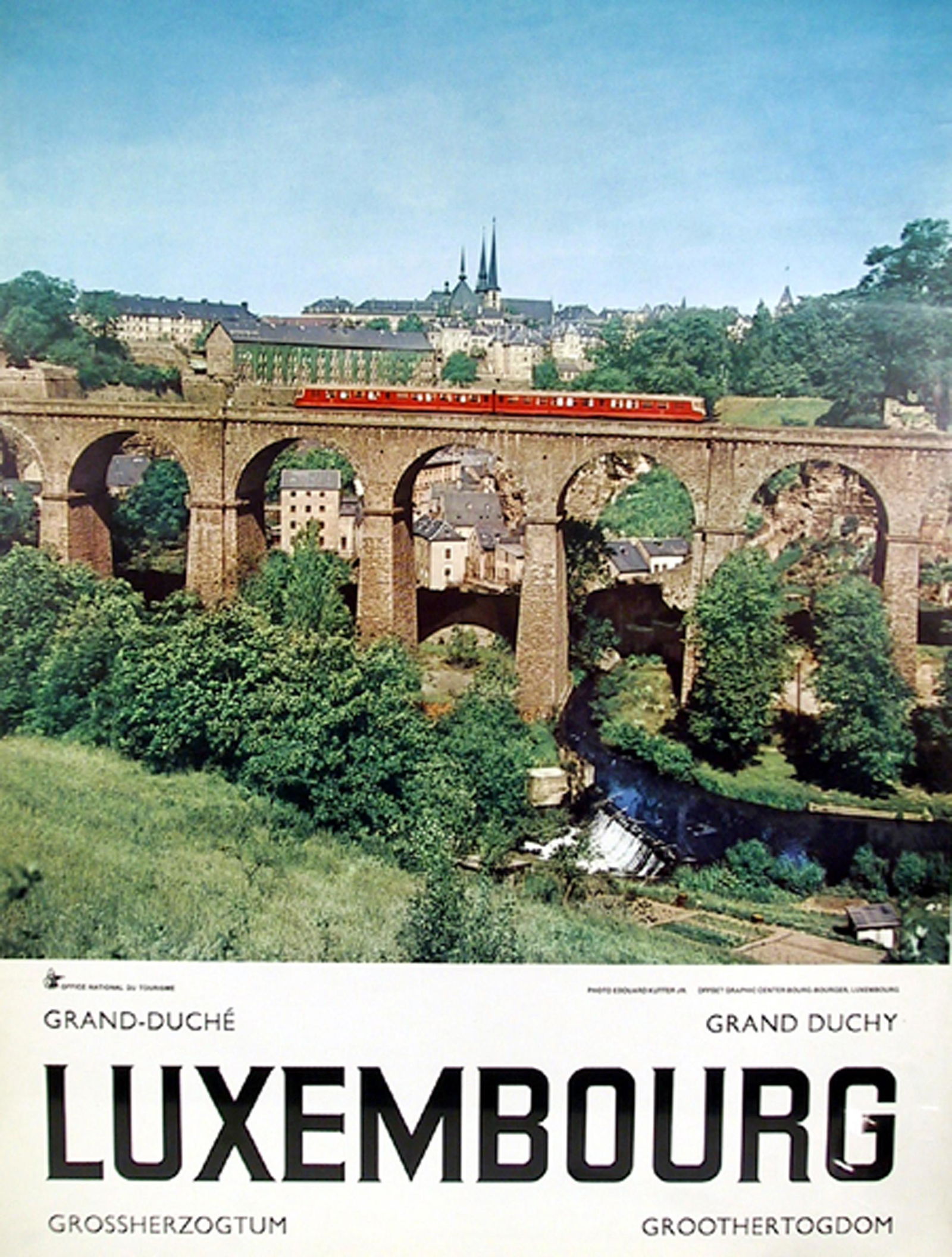 Unknown Artist - Travel Poster, Luxembourg, Poster (1 of 1)