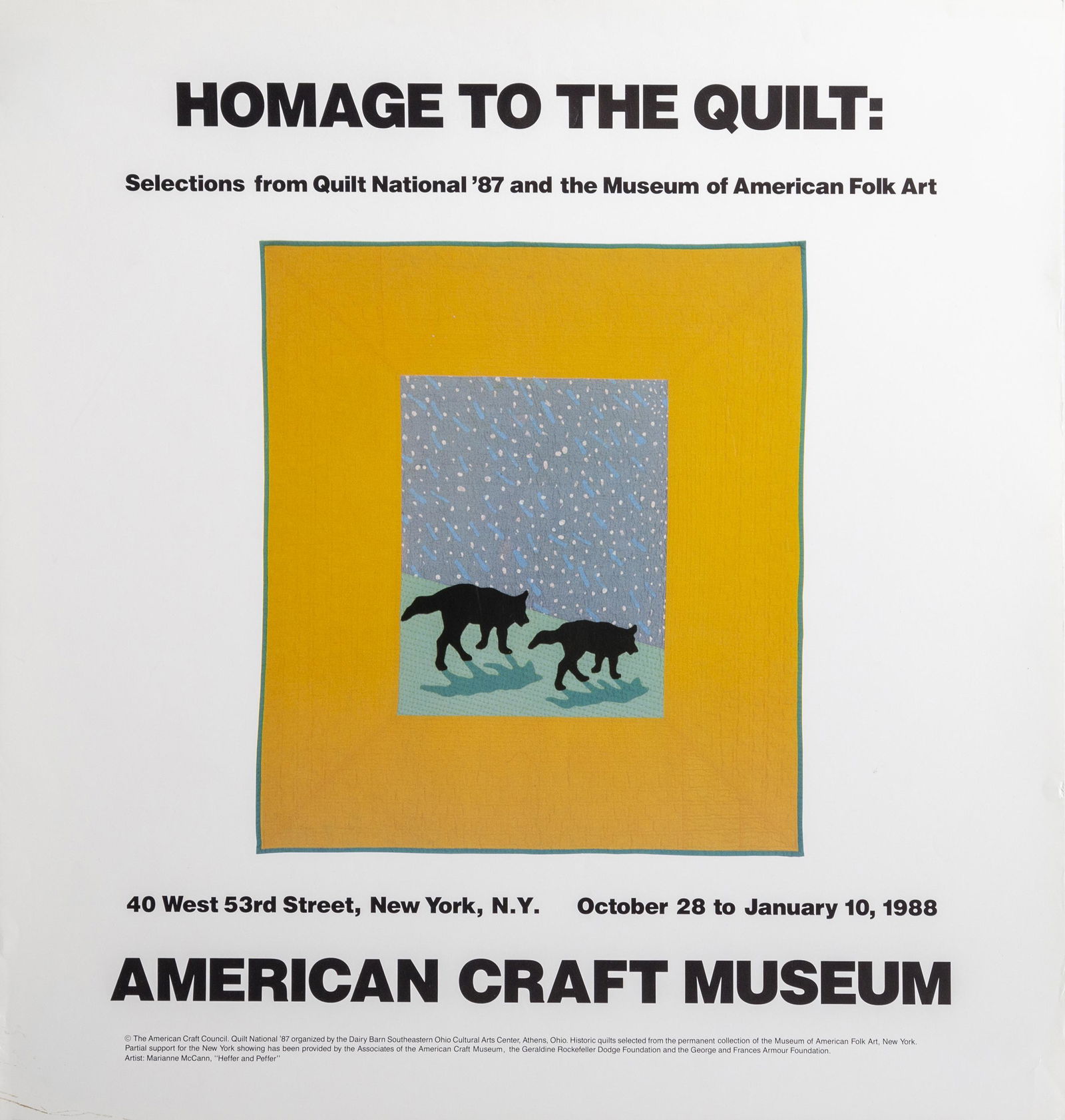Unknown Artist - Poster, Hommage to the Quilt, Poster (1 of 1)