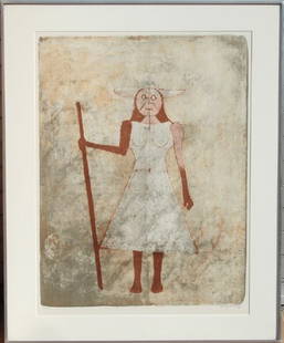 Rufino Tamayo, La Campesina, Lithograph