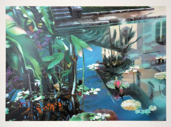 David Kessler, Interior Shimmer, Serigraph: Artist: David Kessler (American, 1950-) Title: