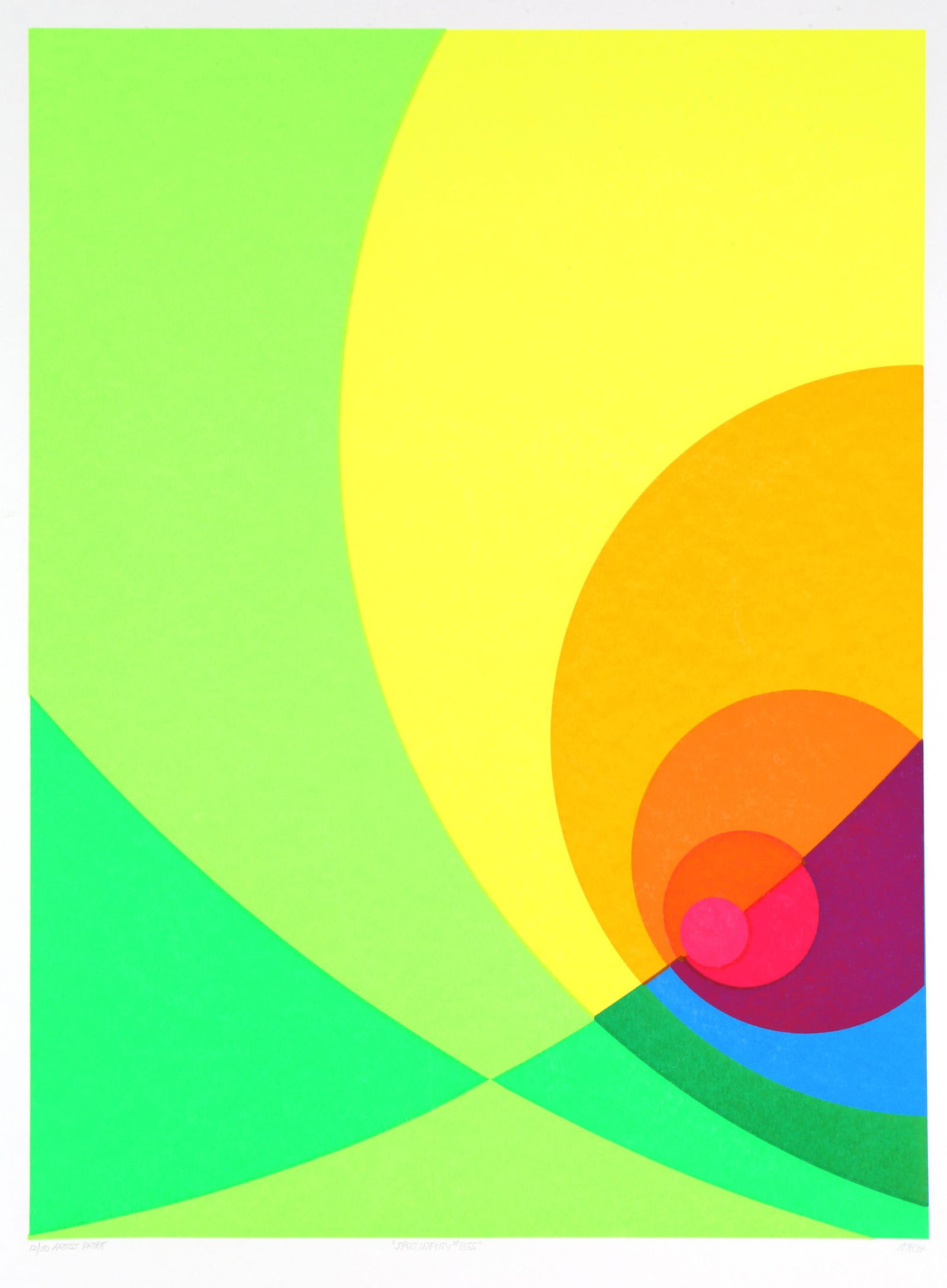 Herbert Aach, Split Infinity #5BS,  Screenprint (1 of 1)