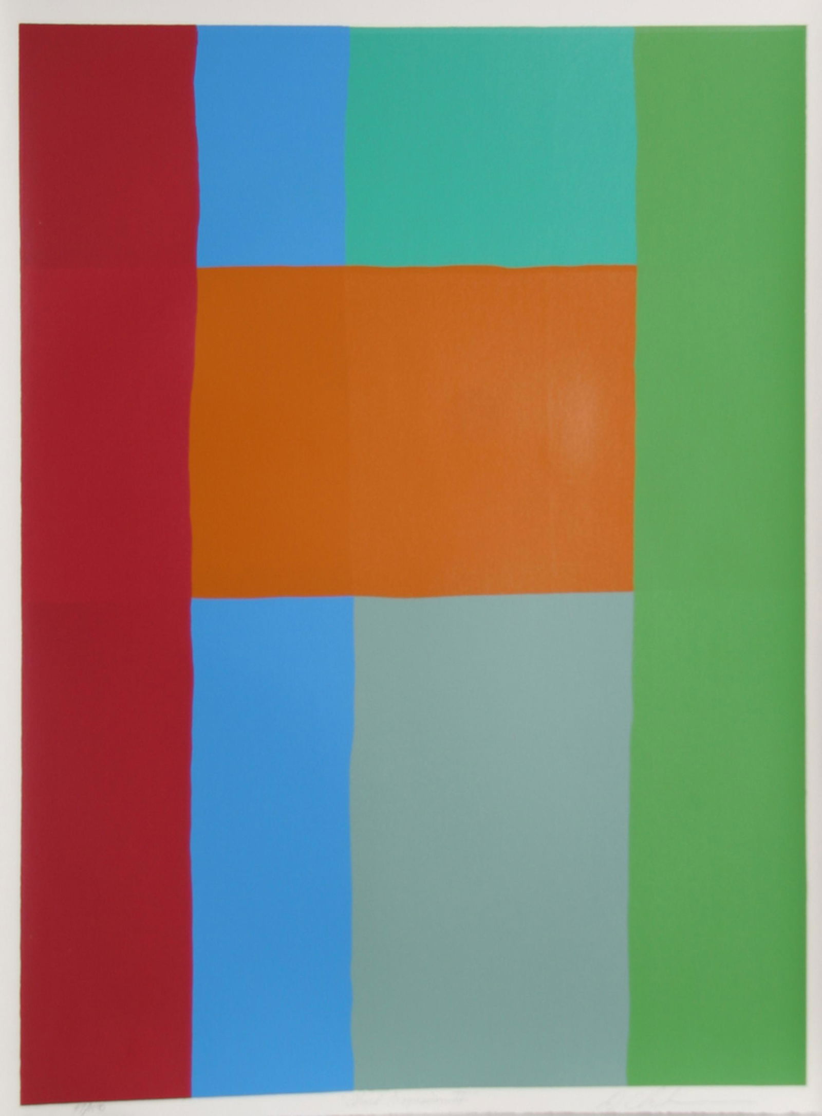 Dan Christensen, Chord Progression II,  Screenprint (1 of 1)