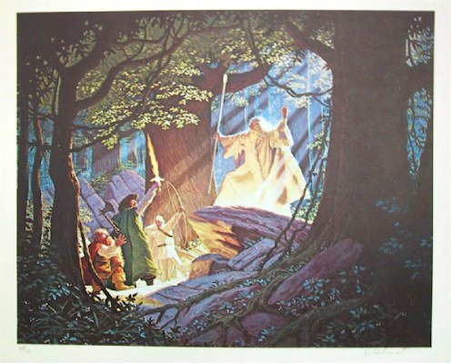 Brothers Hildebrandt, Gandalf the White, Lithograph