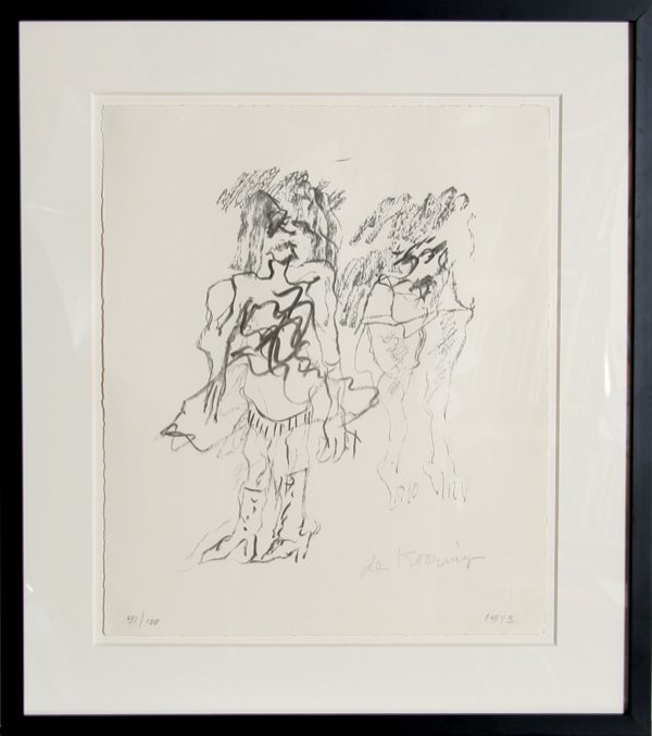 Willem de Kooning, Two Women, Lithograph
