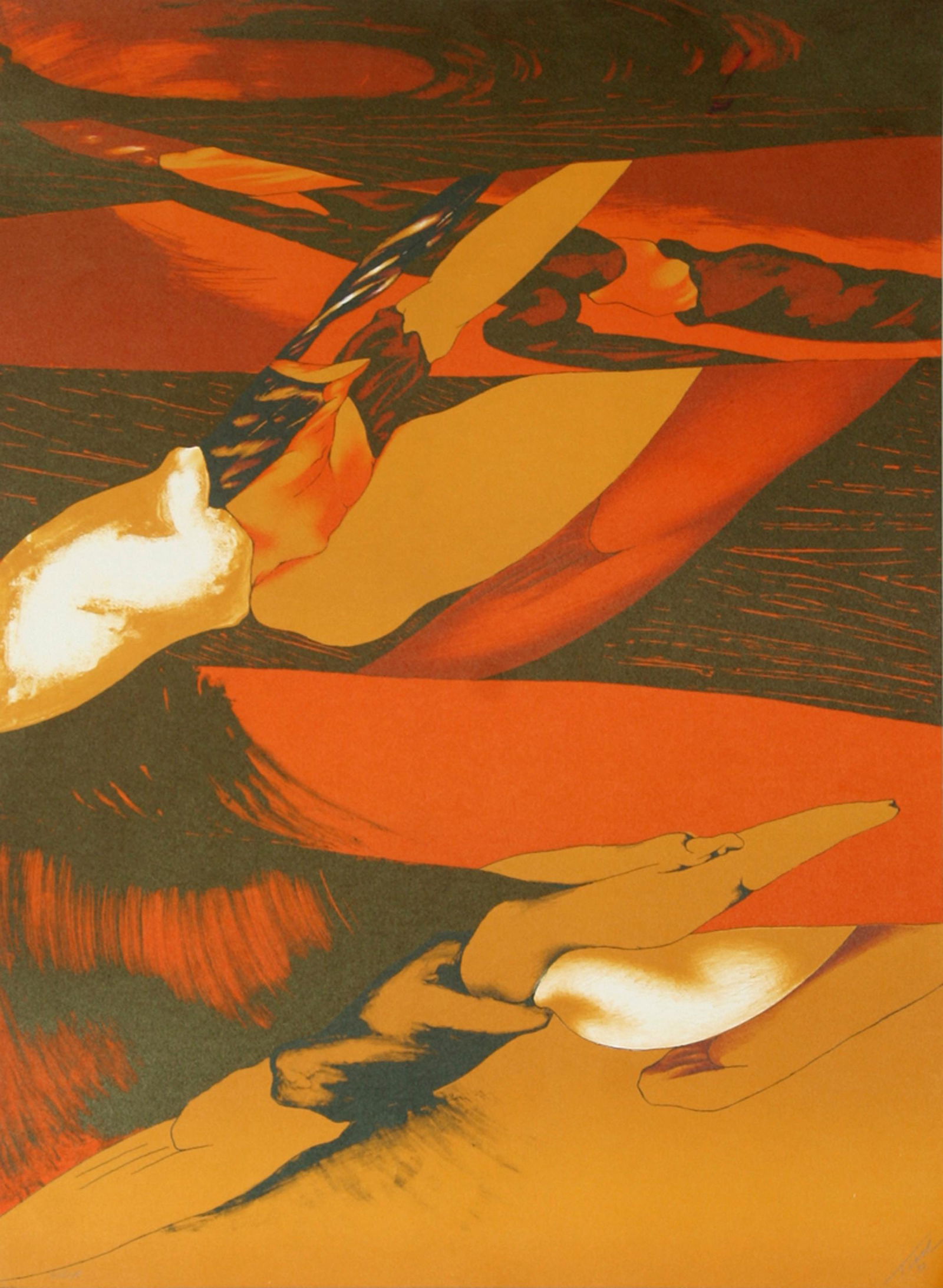 Mario Toral Munoz, Untitled 6, Lithograph, signed and (1 of 1)