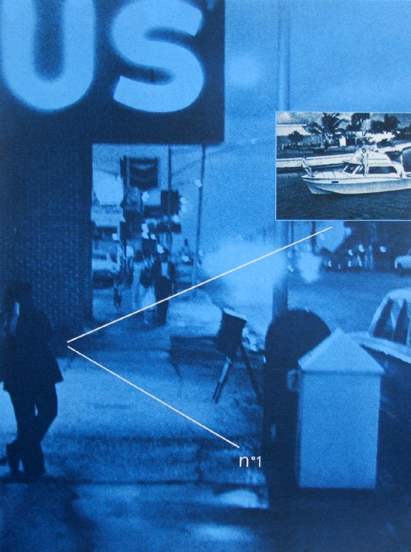 Jacques Monory, US No. 1, Silksreen: Artist: Jacques Monory, French (1934 - )Title: From the USA Series "US No.1"Year: 1976Medium: Silksreen, Signed in Pencil Size: 15 x 11 inches