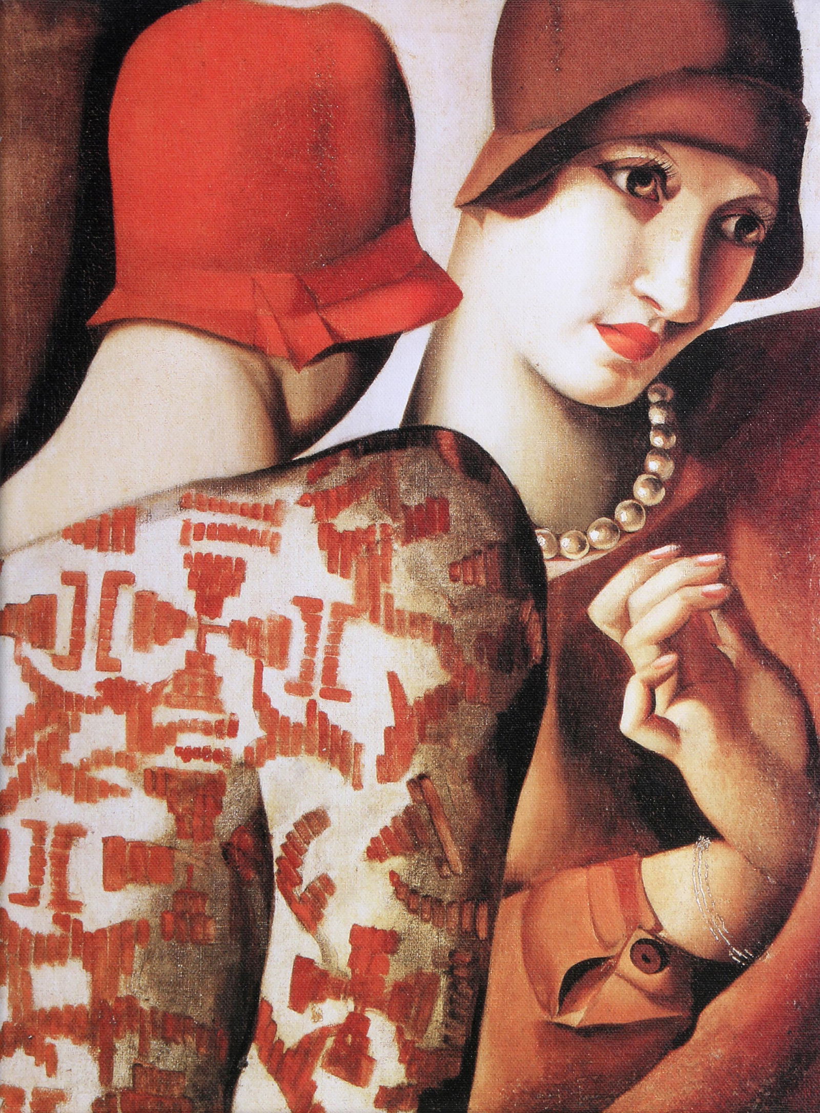 Tamara de Lempicka, Sharing Secrets, Giclee on canvas: Artist: Tamara de Lempicka, Polish (1898 - 1980) Title: Sharing Secrets Medium: Giclee on canvas Size: 16 x 12 in. (40.64 x 30.48 cm)