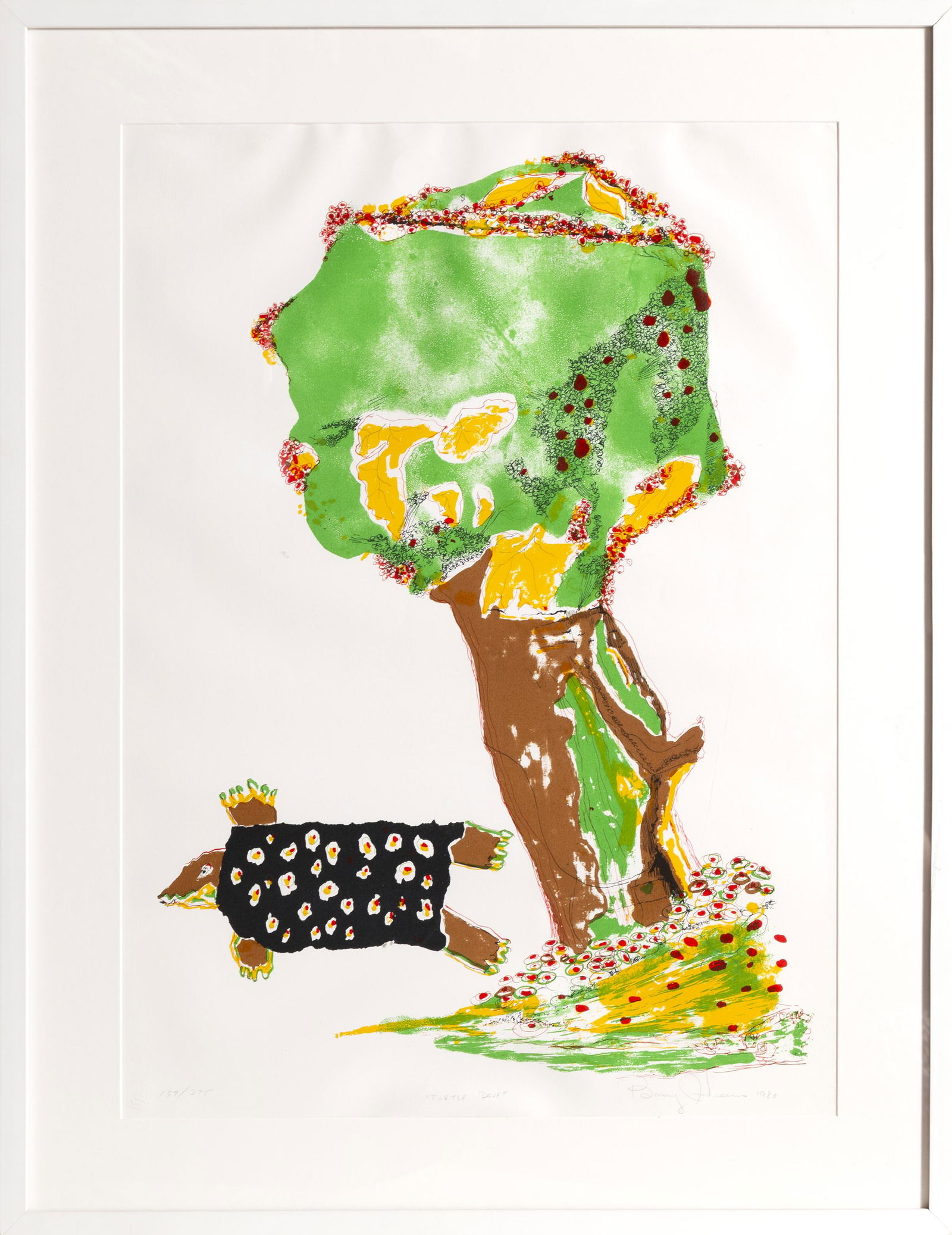 Benny Andrews, Turtle Dove, Lithograph (1 of 5)