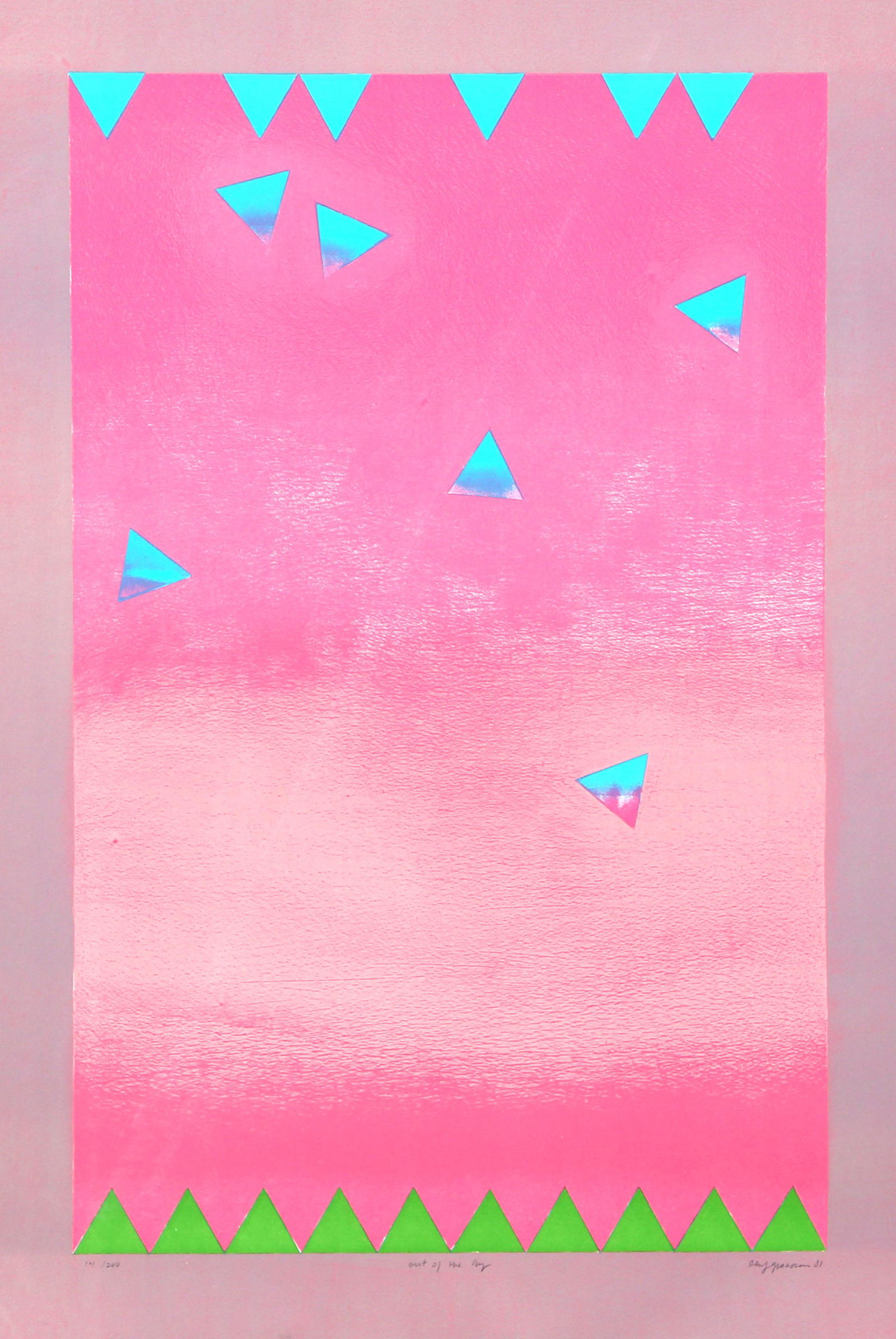 Oluf Gravesen, Out of the Sky, Lithograph (1 of 3)